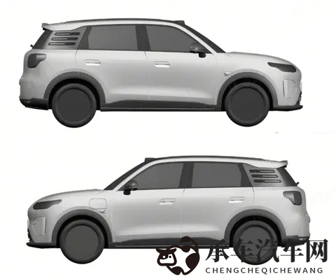 T03 PLUS版？疑似零跑A10外观专利图曝光，取消前后贯穿灯-2