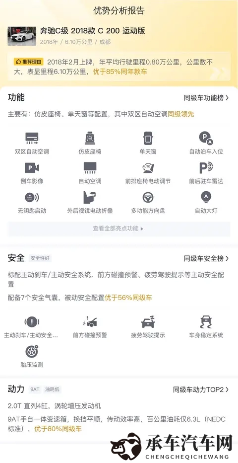 12万多拿下白色奔驰C级，体验优雅运动风？-1