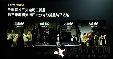 续航最长大七座 小鹏X9增程混动上市定档-3